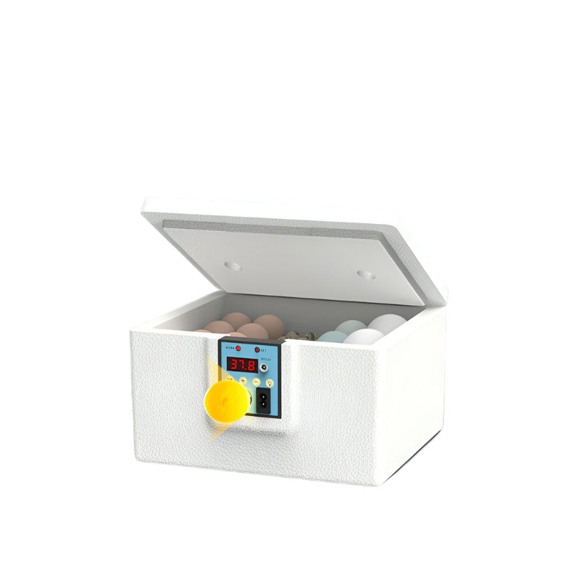 24 Hr Thermostatic Small Poultry Incubator. Biomimetic Waterbed. Auto & Smart. For Chick Duck Goose Eggs