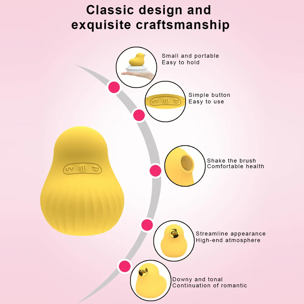 Sucking Vibrator Duck Vibration Sucker Oral Licking Blowjob Clitoris Stimulator Nipple Tongue Sex Toy For Women