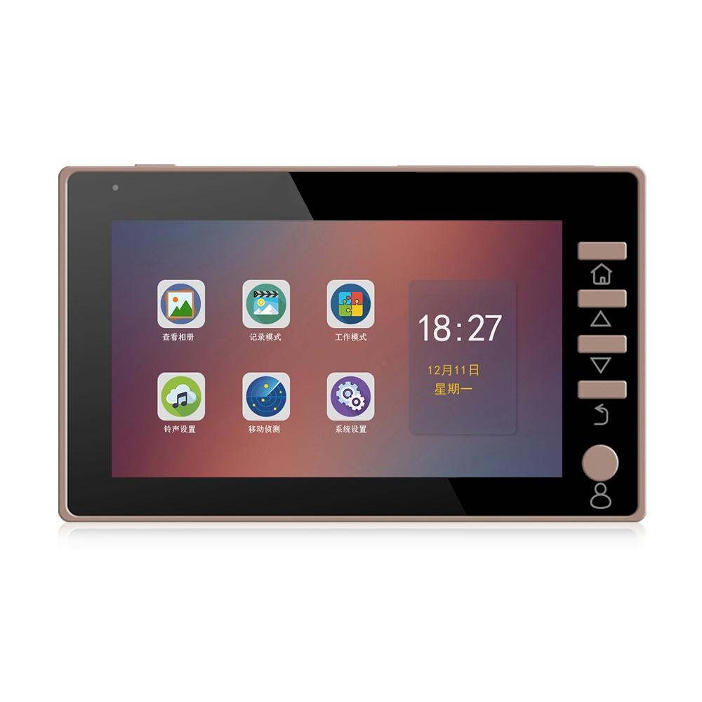 4.5 Inch Screen Security Camera With Night Vision Motion Detection Tf Card Support