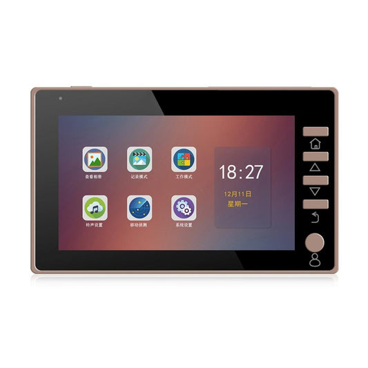 4.5 Inch Screen Security Camera With Night Vision Motion Detection Tf Card Support