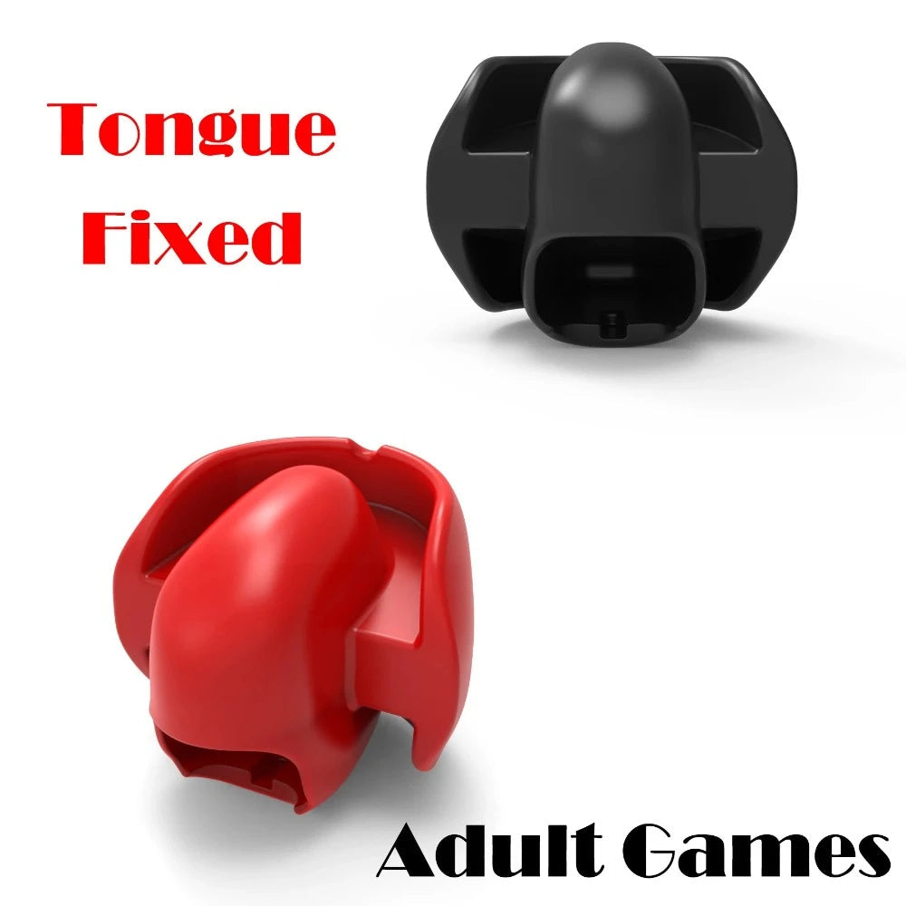 Adult Games Tongue Fixed Gag Balls Bdsm Bondage Silicone Mouth Couple Erotic Control Harness Product Sex Shop