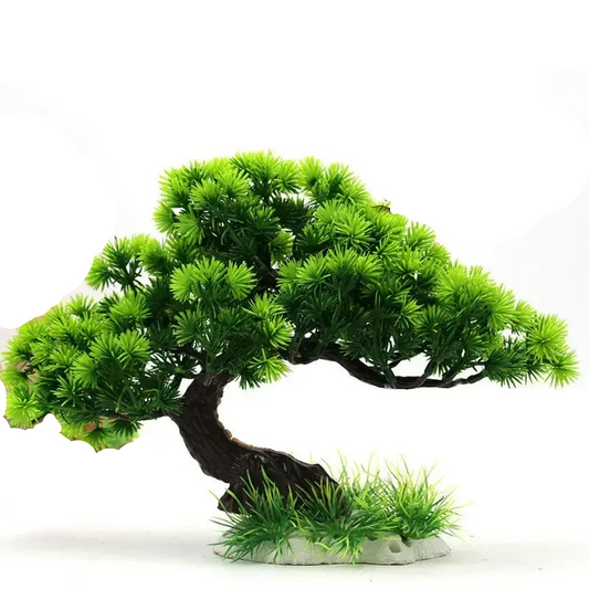 Aquarium Ornaments Simulation Plants Fish Tank Landscaping Decorations Plastic Water Flowers Trees Rocks Accessories