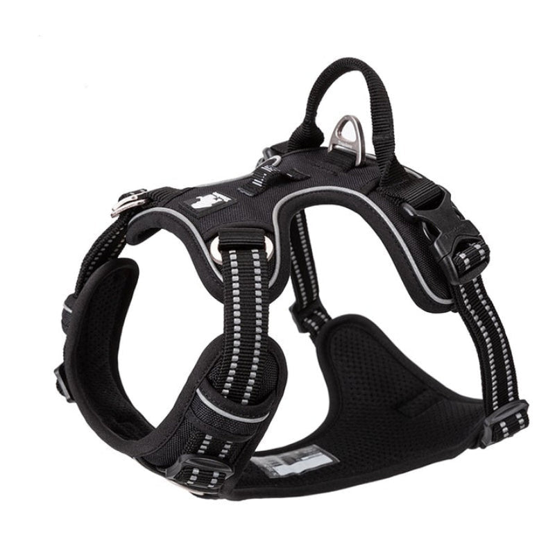 True Love No Pull Explosion Proof Dog Harness Black Xs