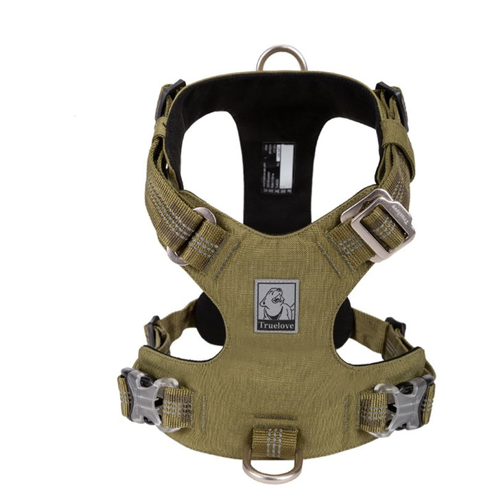 True Love Lightweight Reflective Harness Army Green Xs