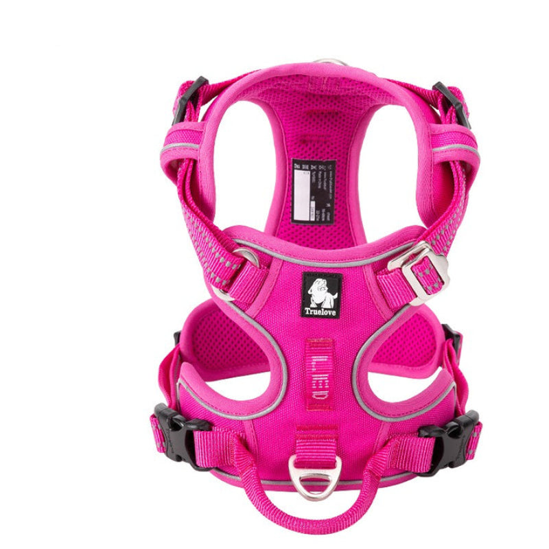 True Love No Pull Explosion Proof Dog Harness Black Xs