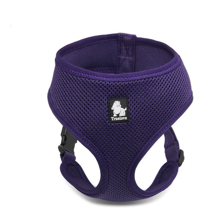Dog Harness With Steel Ring Red Xl