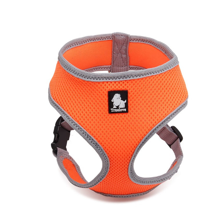 Dog Harness With Steel Ring Red Xl