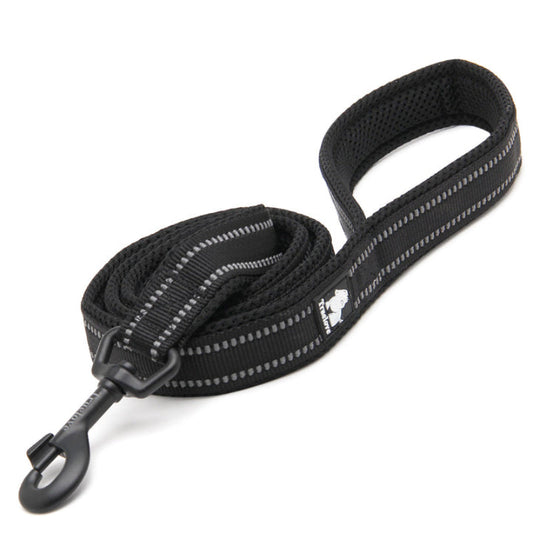 True Love Reflective Pet Leash 2M Black Xs