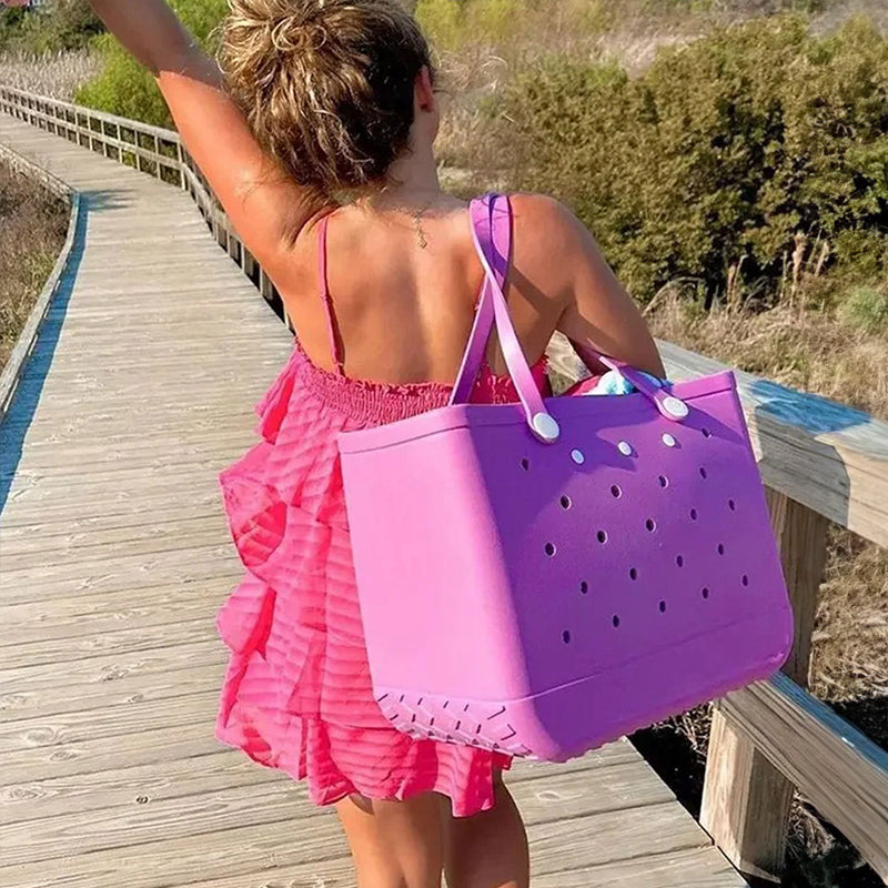 Boggs Bag: Extra Large Waterproof Eva Rubber Tote For Women Ideal Christmas Gift & Travel Companion.