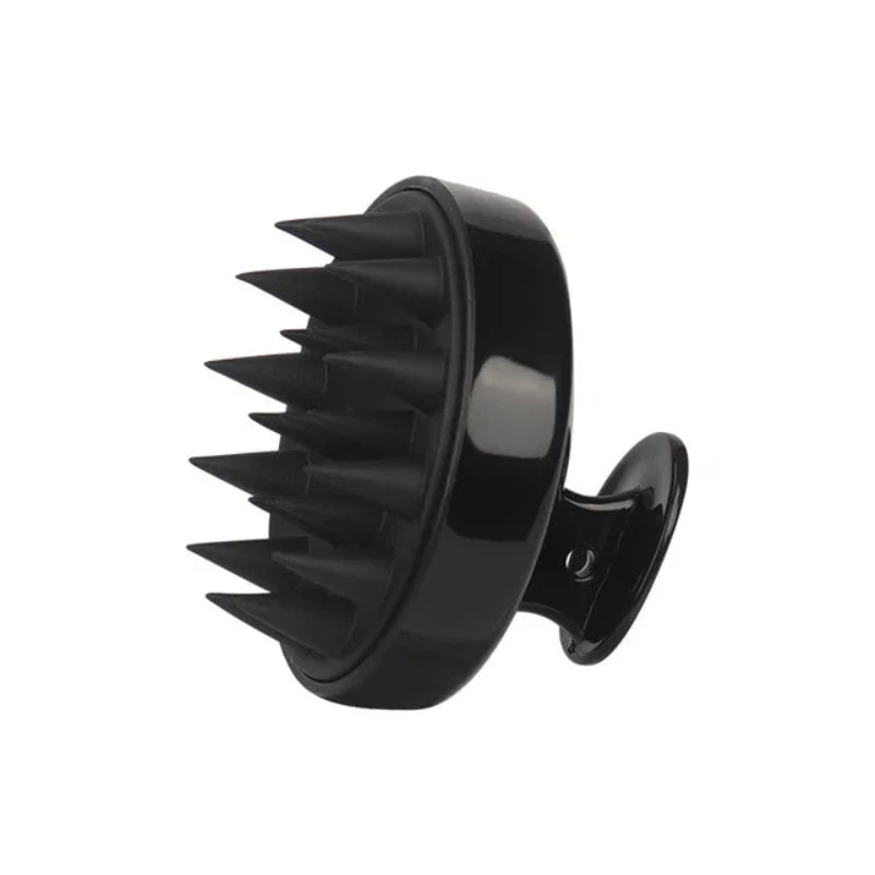 Silicone Shampoo Brush Head Scalp Massage Comb Hair Washing Body Bath Shower Salon Hairdressing Tool