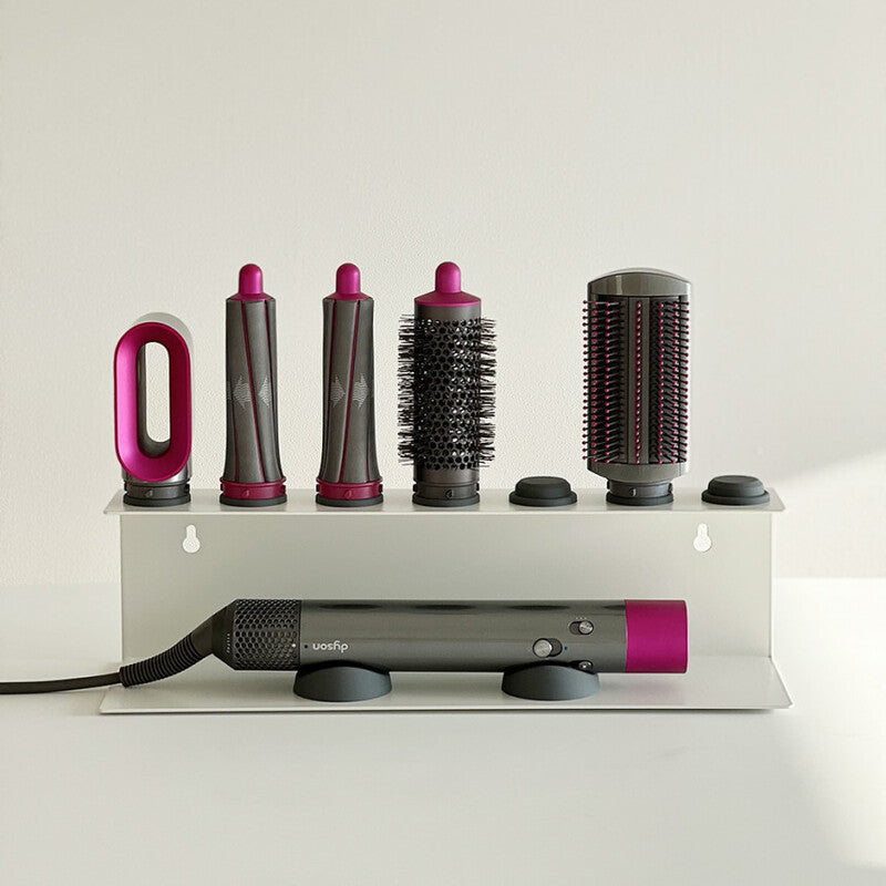 Non Perforated Hair Dryer Holder. Also For Straighteners & Curling Irons. Ideal Bathroom Sorting