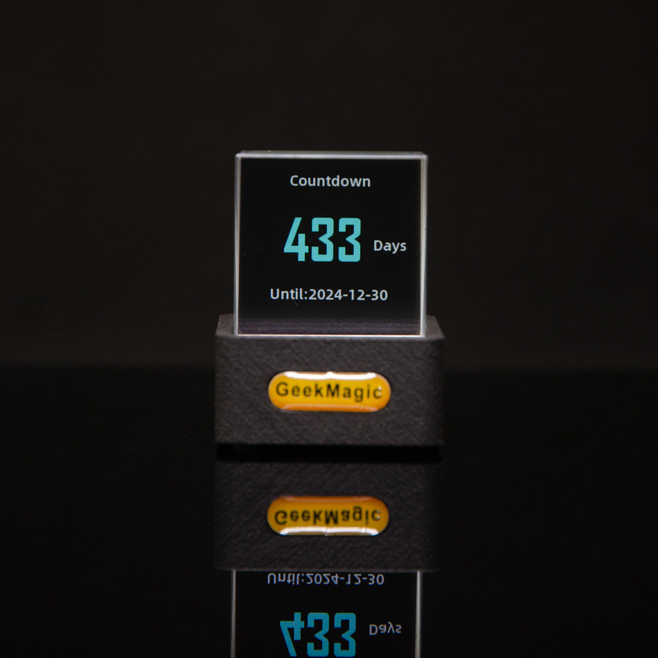 New Trend Mini Transparent Wifi Weather Clock Creative Gift Desktop Decoration Display