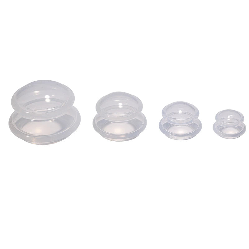 Silicone Cupping Set Suction Cups Vacuum Jars Therapy Slimming Body Face Massage Anti Cellulite Weight Loss