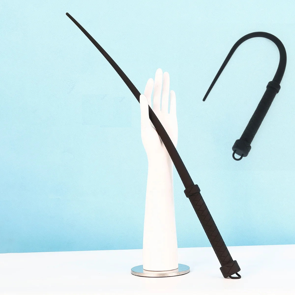 63Cm Bondage Boutique Slim Silicone Riding Crop Horse Whip Sex Toys For Couples Women Pony Spanking Knout Bdsm Fetish Fl