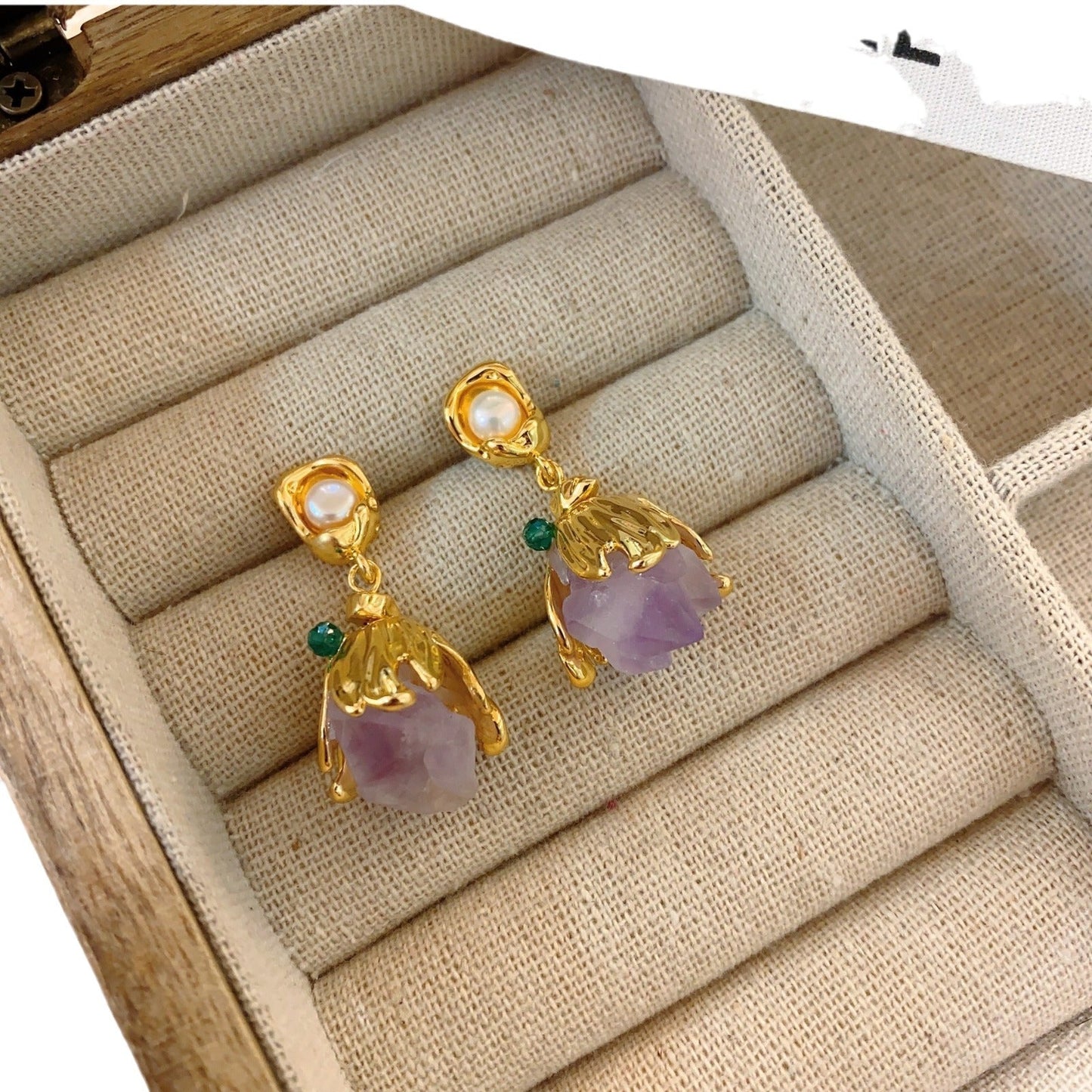 Stone Earrings For Women Tulip