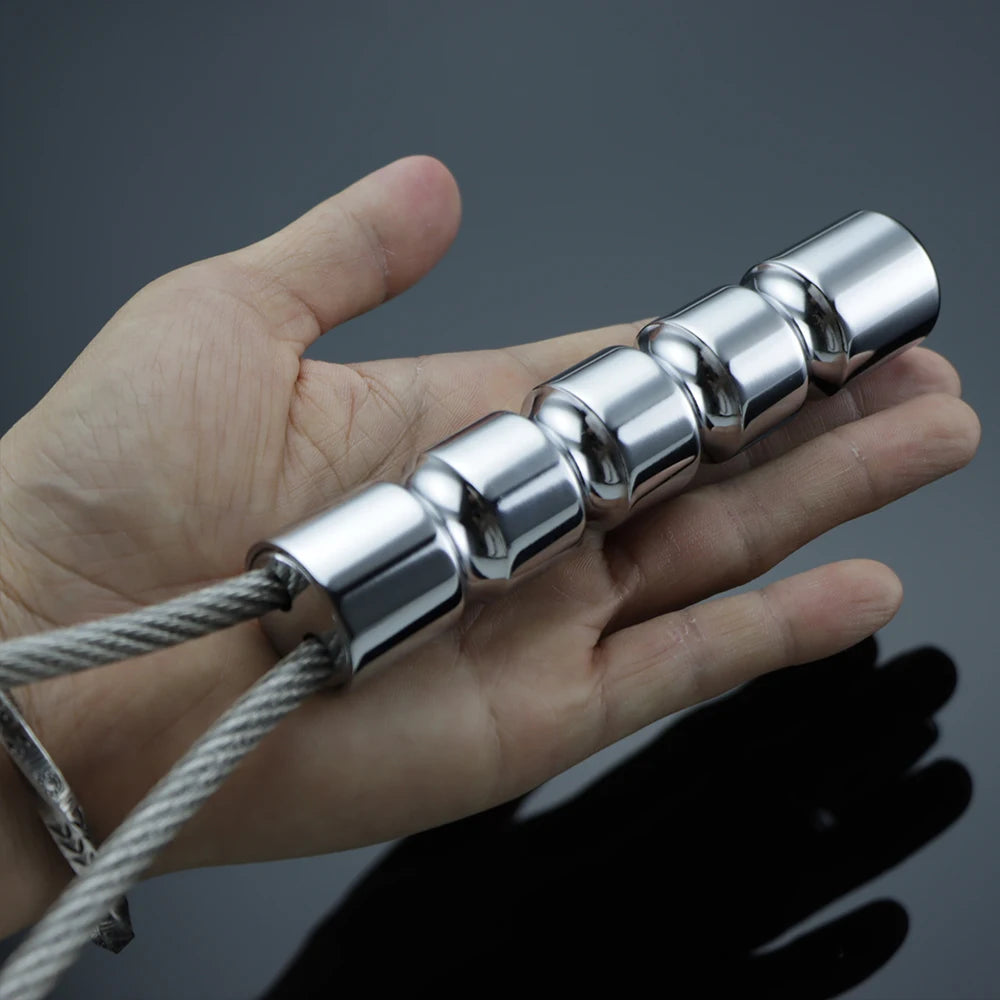 Bdsm Metal Wirerope Whip For Adult Games And Couples Sm Gear Toys