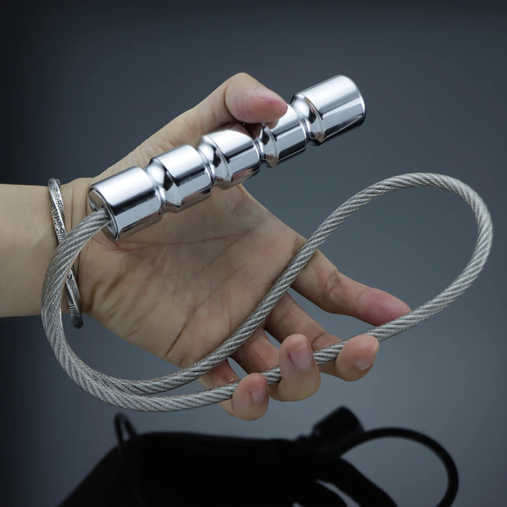 Bdsm Metal Wirerope Whip For Adult Games And Couples Sm Gear Toys
