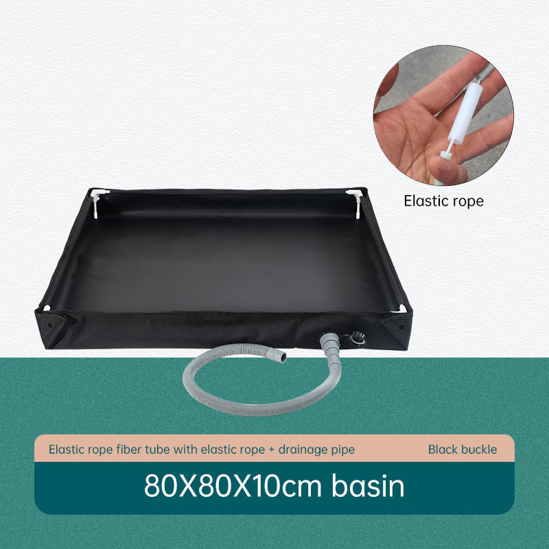 Folding Outdoor Camping Shower Tray Base For Pets & Travel