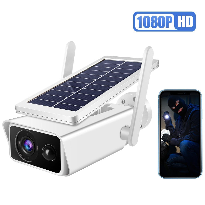 Solar Powered Wireless Security Camera With Motion Detection And Night Vision