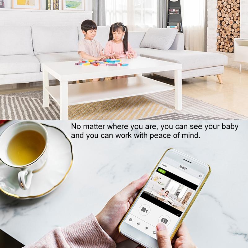 Wireless Wifi Surveillance Camera With Wide Angle And Motion Detection