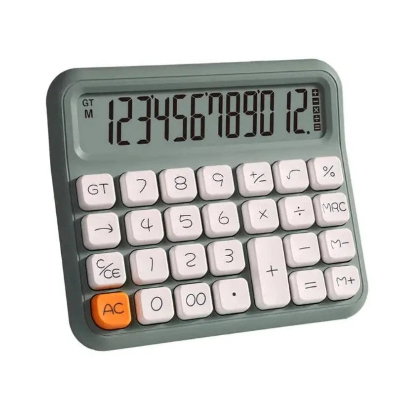 Basic Calculator With Extra Large Lcd Display Battery Powered Portable Office Home Use Desktop