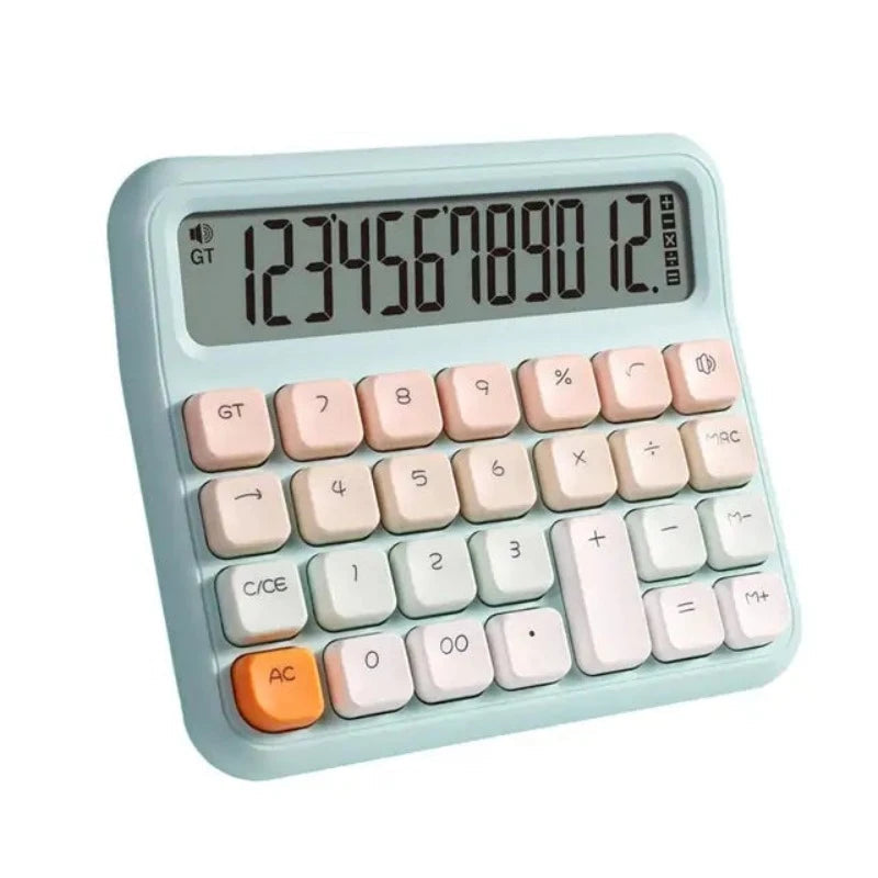 Basic Calculator With Extra Large Lcd Display Battery Powered Portable Office Home Use Desktop