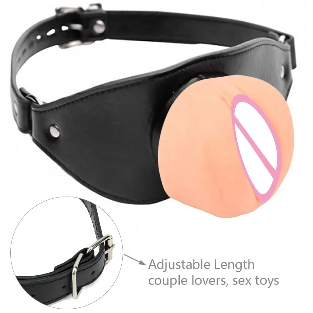 Bondage Belt Latex Mouth Gag Plug Oral Restraint Realistic Dildo Flexible Sizes Bdsm Adult Sex Flirt Love Slave Balls To