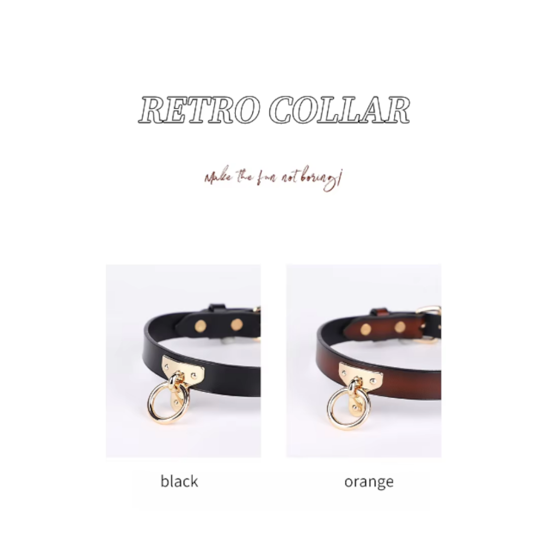 Bondage Genuine Leather Collar Slave Bed Neck Restraint With Leash Bdsm Erotic Sex Toys For Women Couples Adult Games