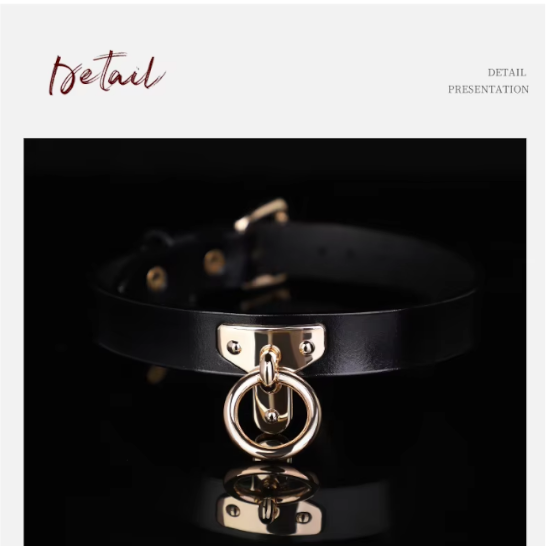 Bondage Genuine Leather Collar Slave Bed Neck Restraint With Leash Bdsm Erotic Sex Toys For Women Couples Adult Games