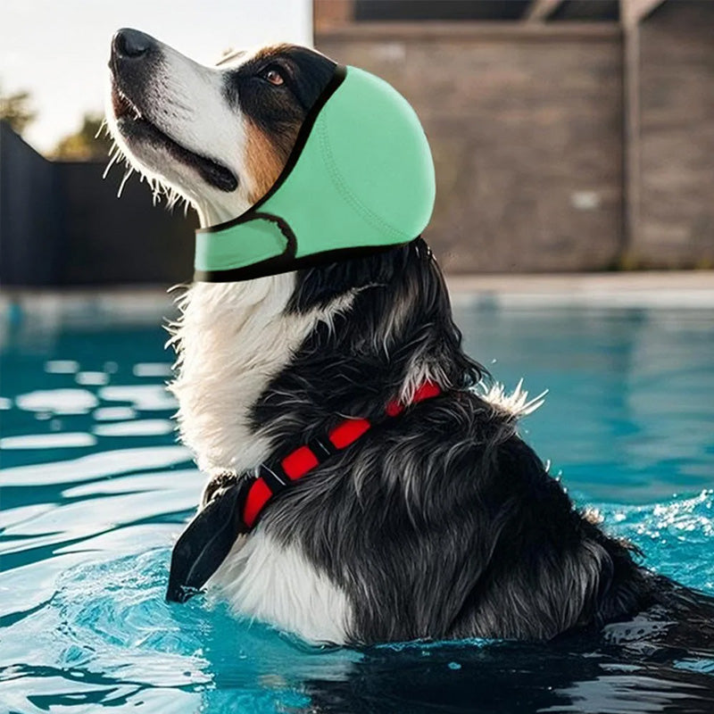 Waterproof Dog Ear Muffs: For Swimming/Grooming Noise Cancelling Calming (Anxiety Relief & Shock Prevention)