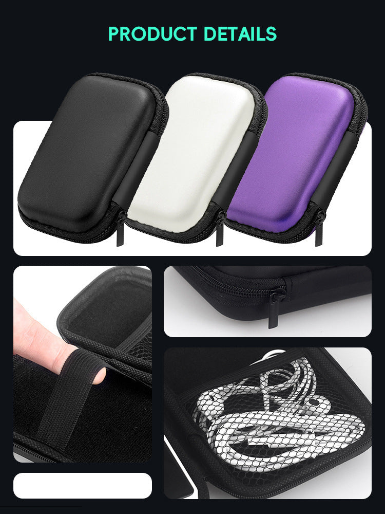 Eva Hard Shell Bag Suitable For R35s/R36s Handheld Game Console Protection Video Accessory Storage