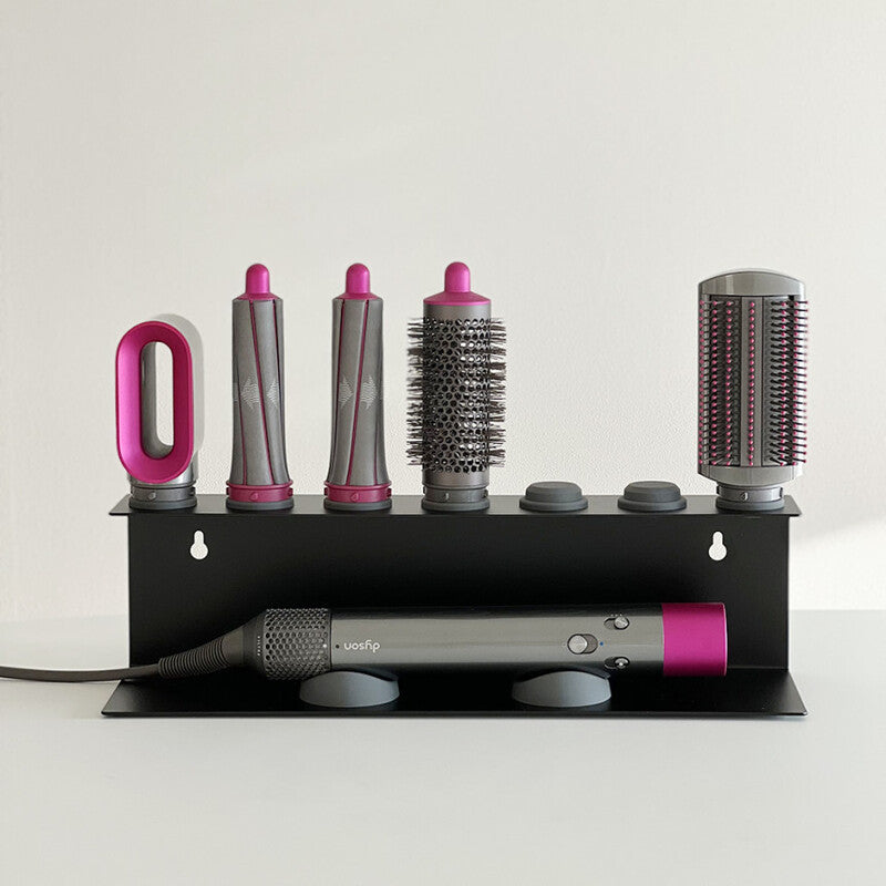 Non Perforated Hair Dryer Holder. Also For Straighteners & Curling Irons. Ideal Bathroom Sorting