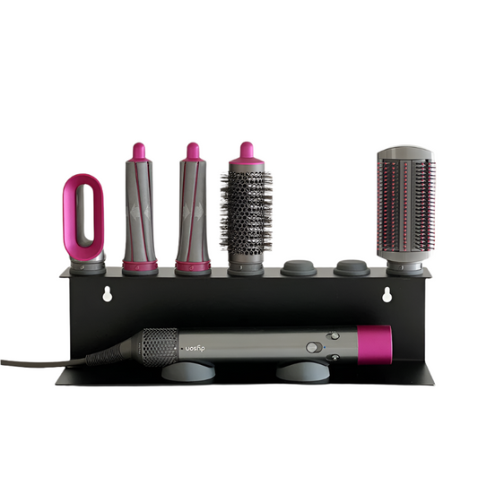 Non Perforated Hair Dryer Holder. Also For Straighteners & Curling Irons. Ideal Bathroom Sorting