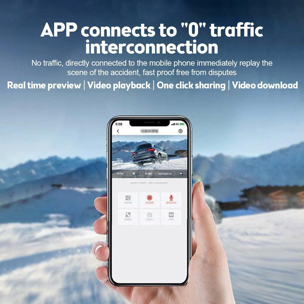 1080P High Definition Wireless Car Dash Camera With Night Vision