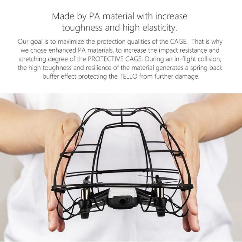 Protective Cage For Dji Tello Drone Durable Spherical Cover With Enhanced Safety