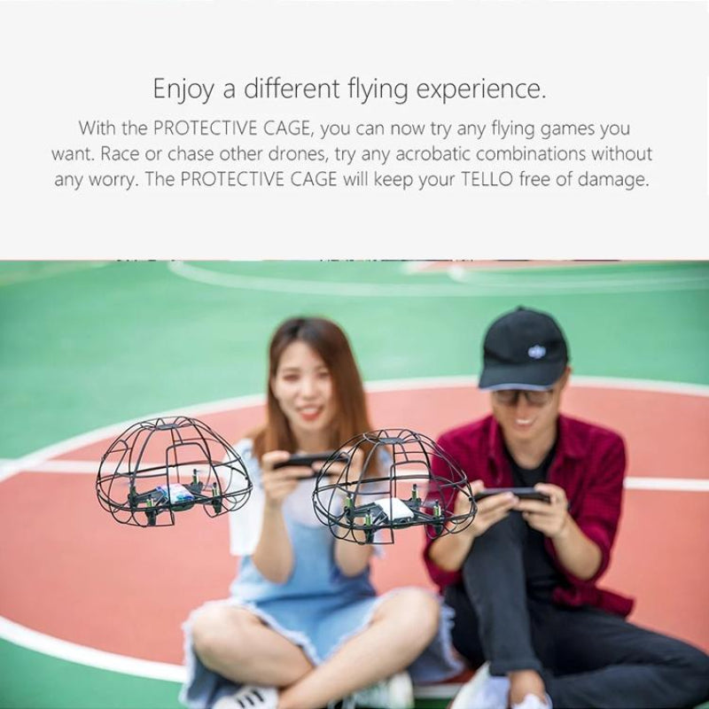 Protective Cage For Dji Tello Drone Durable Spherical Cover With Enhanced Safety