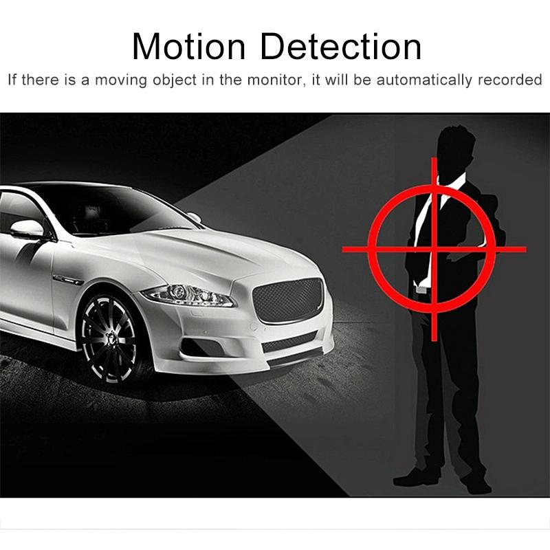 Smart Car Dual Lens Video Camera Full High Definition 1080P Motion Detection