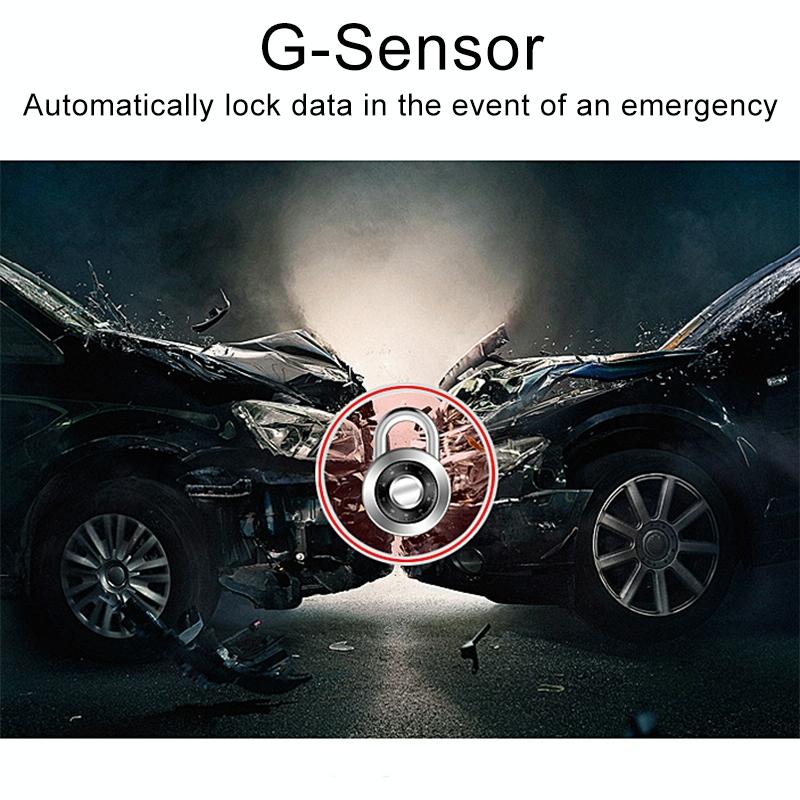 Smart Car Dual Lens Video Camera Full High Definition 1080P Motion Detection