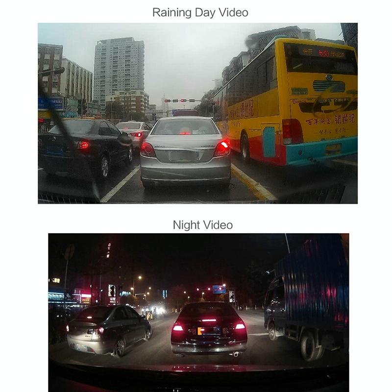 Smart Car Dual Lens Video Camera Full High Definition 1080P Motion Detection