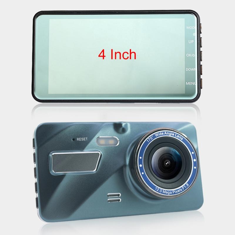 1080P Dual Recording Car Dvr With Four Inch Touch Screen And Parking Monitoring