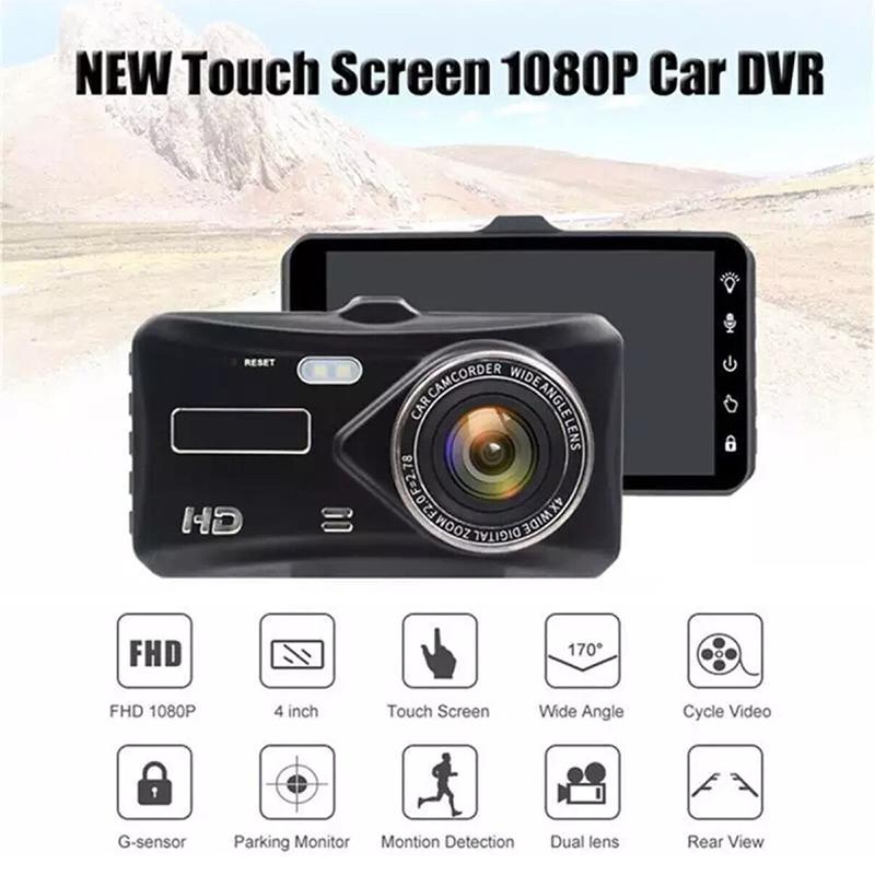4 Inch Front And Rear Dual Recording Hd 1080P Night Vision Driving Recorder