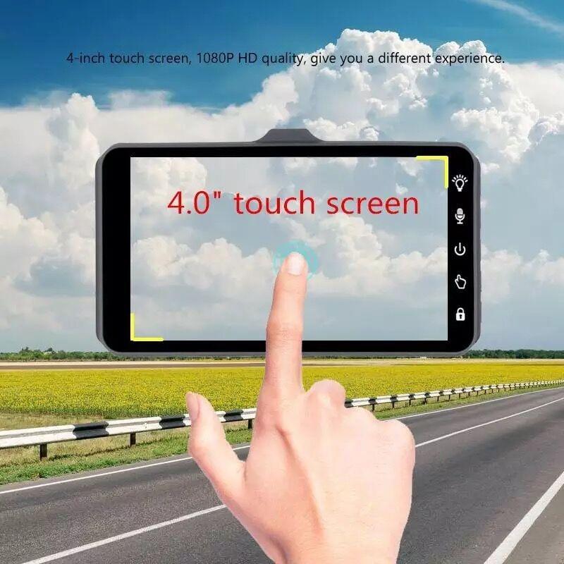 4 Inch Front And Rear Dual Recording Hd 1080P Night Vision Driving Recorder