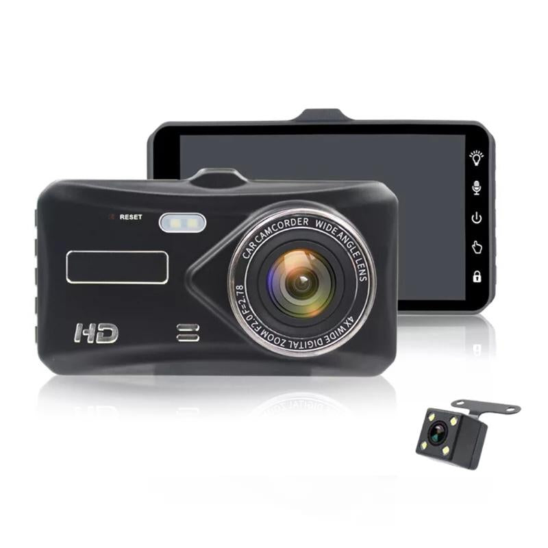 4 Inch Front And Rear Dual Recording Hd 1080P Night Vision Driving Recorder