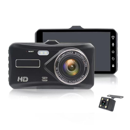 4 Inch Front And Rear Dual Recording Hd 1080P Night Vision Driving Recorder