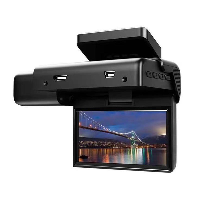 V9 Hd Three Inch Car Night Vision Driving Recorder With Rear Camera