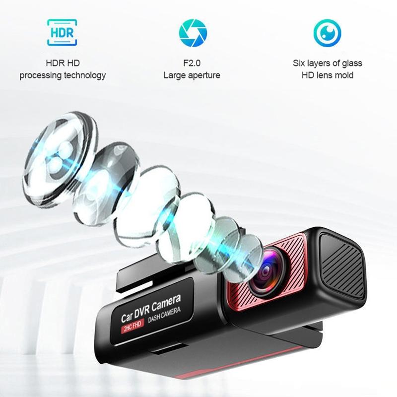 V9 Hd Three Inch Car Night Vision Driving Recorder With Rear Camera