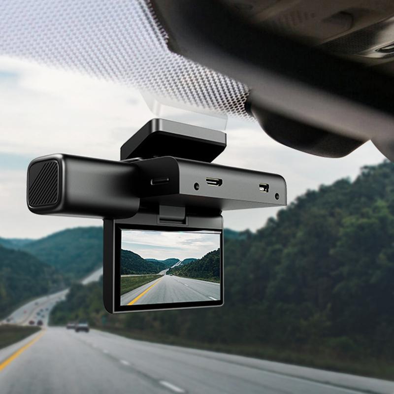 V9 Hd Three Inch Car Night Vision Driving Recorder With Rear Camera