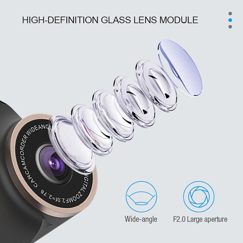 1080P High Definition Night Vision Driving Recorder F22 With Wide Angle Lens