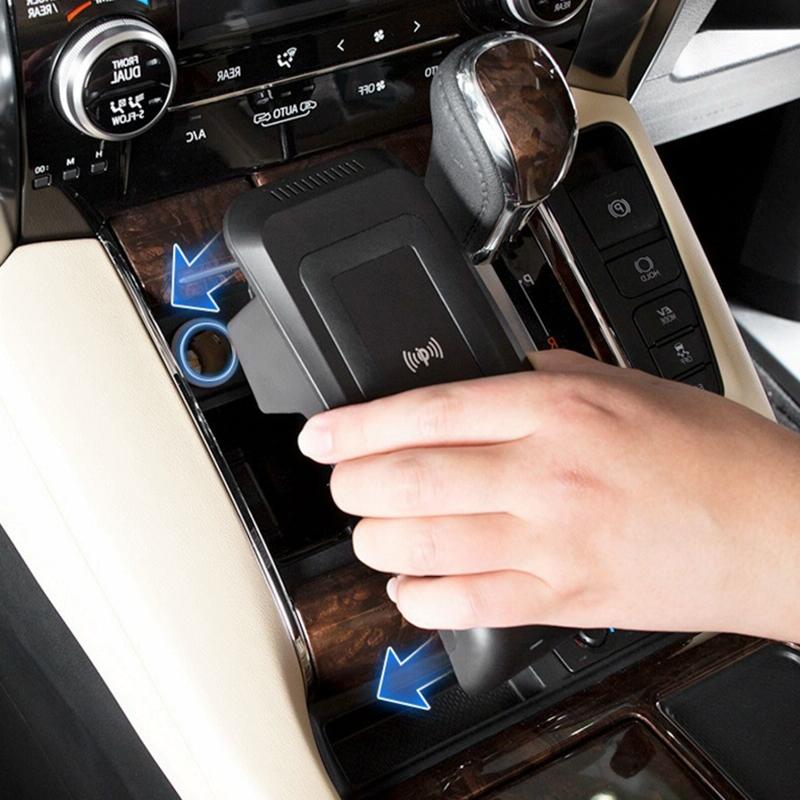10 Watt Qi Wireless Charger For Toyota Alphard 2018 2021 Models