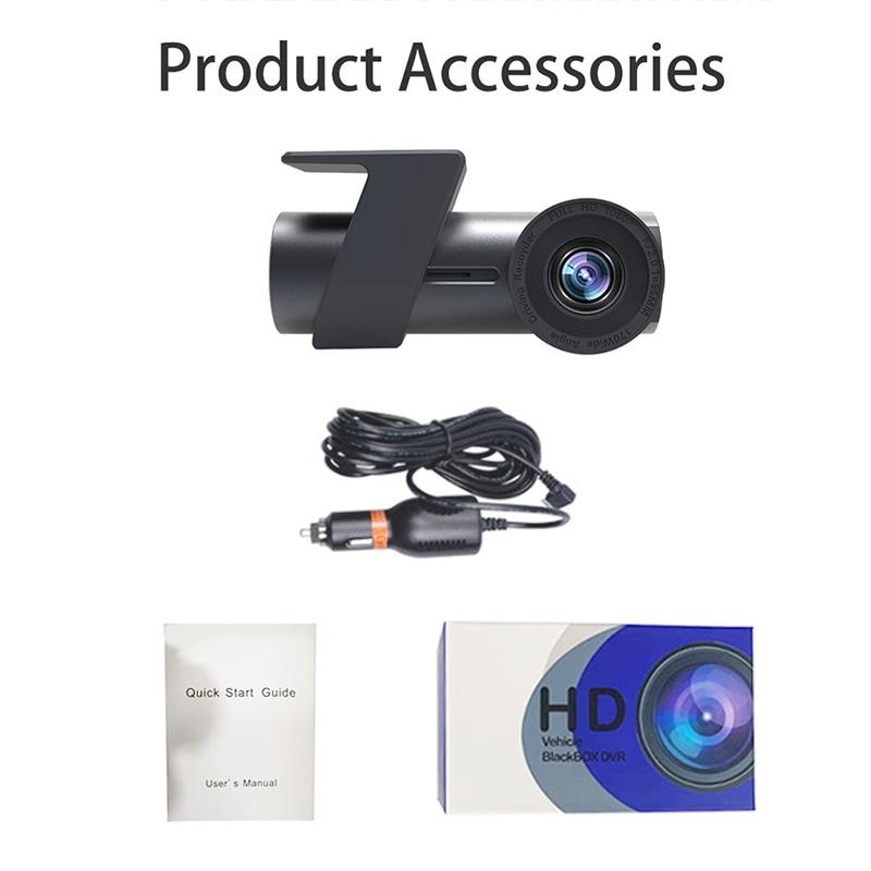360 Degree Hidden Car Wifi Driving Recorder With Single Camera Functionality